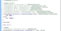 phphtml正则(php正则表达式的组成)
