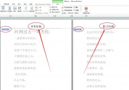 word奇数页眉是什么意思_word2010奇数偶数页眉