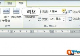 关于word调节适合表格的文字的信息