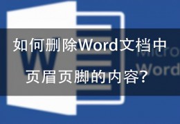 word统一删除页眉文字-word页眉页脚删除不了