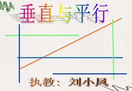 人教版垂直与平行ppt-人教版平行与垂直教学设计